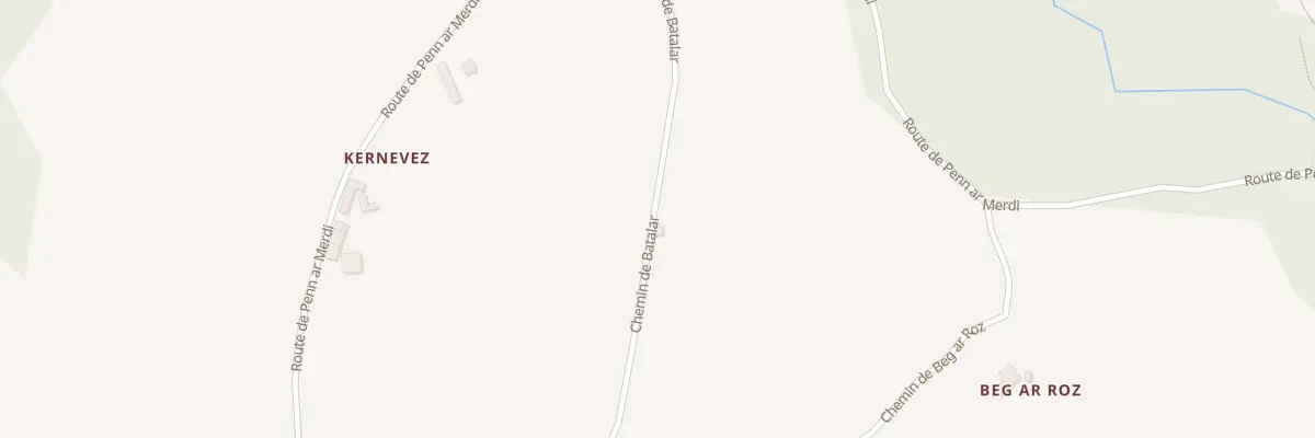 Plan du 5389 Kernevez à Ploubezre