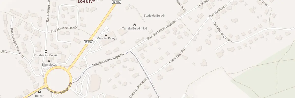 Plan du 81 Rue des Frères Lagadec à Lannion