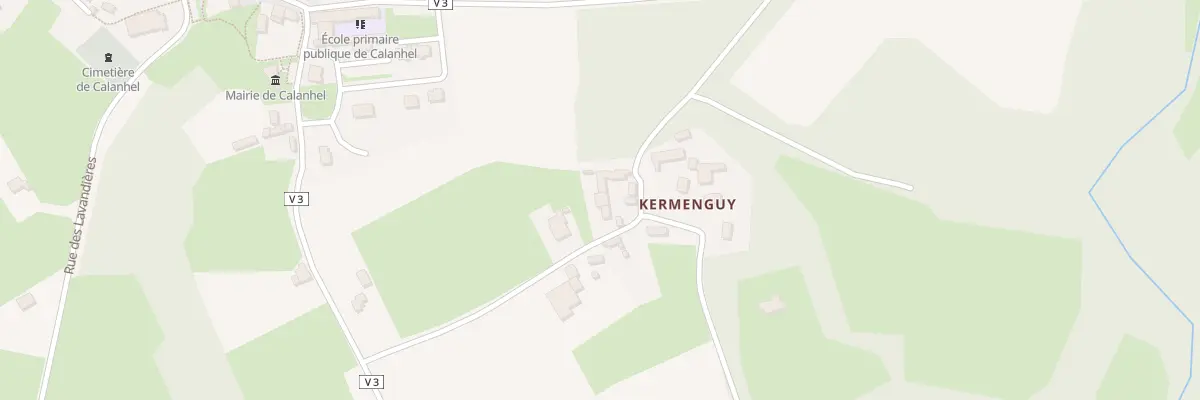 Plan du 5 Kermenguy à Calanhel