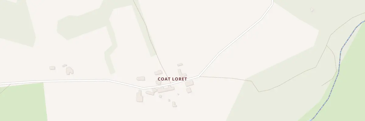 Plan du 5447A Coat Loret à Lanvénégen