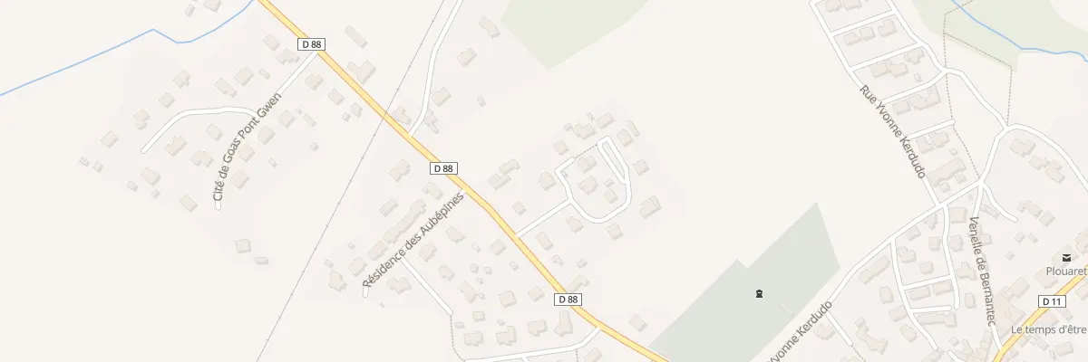 Plan du 8 Cité des Fleurs à Plouaret