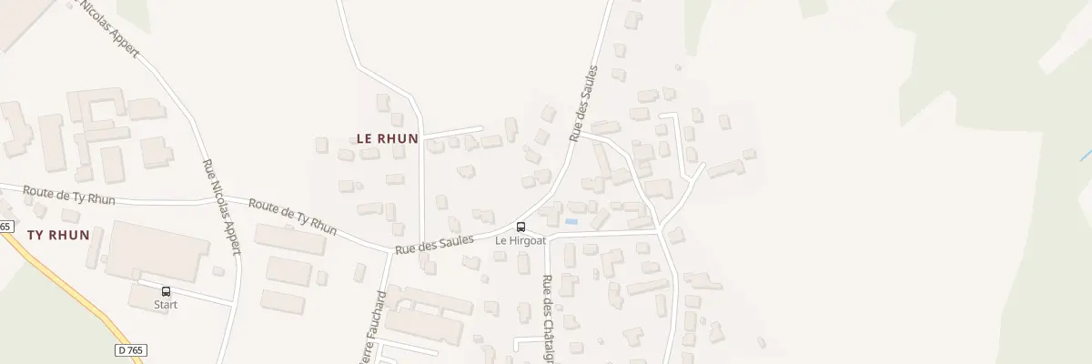 Plan du 1B Rue des Saules à Guidel