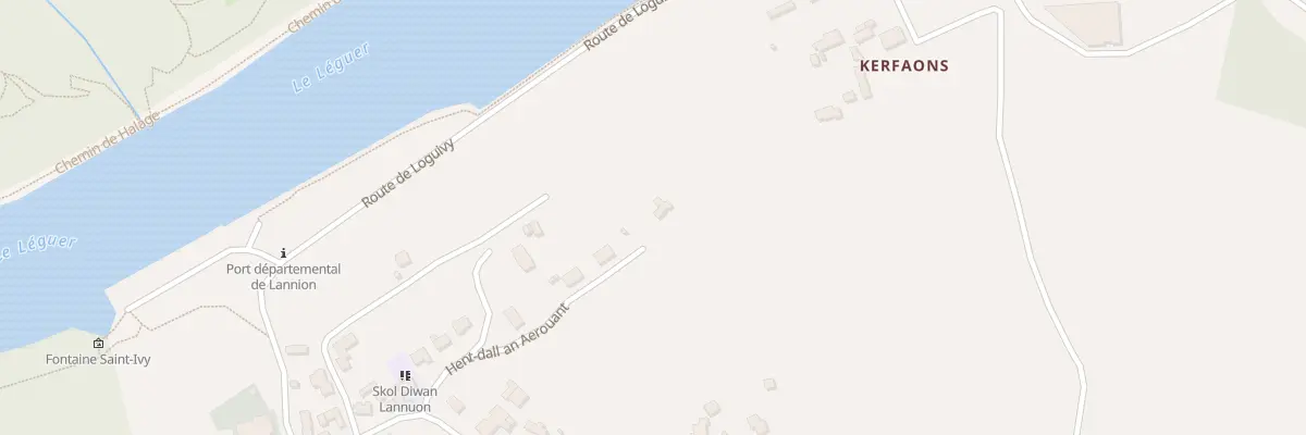 Plan du 15H Rue de l’Ecole à Lannion
