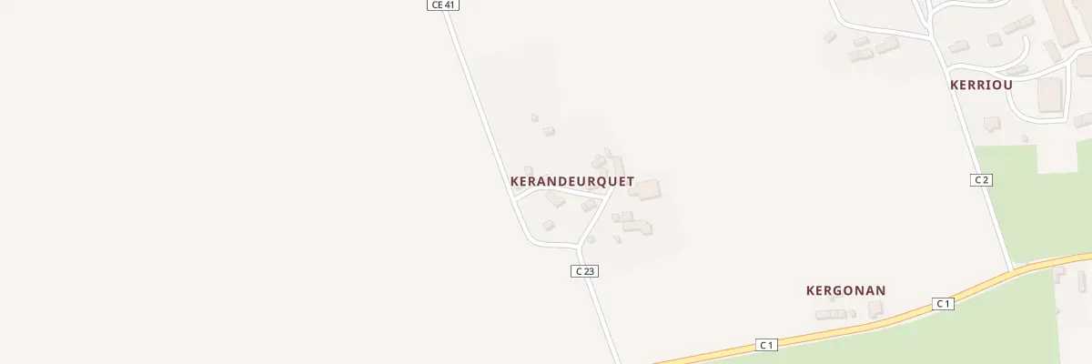 Plan du 5 Kerandeurquet à Paule