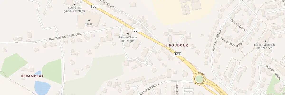 Plan du 2 Hent Kerouandener à Lannion