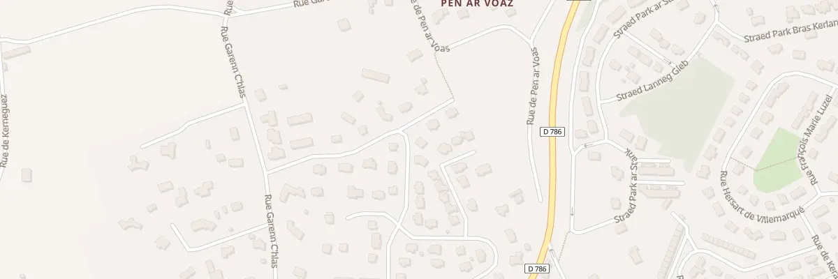 Plan du 20 Rue Villiers de l’Isle-Adam à Lannion