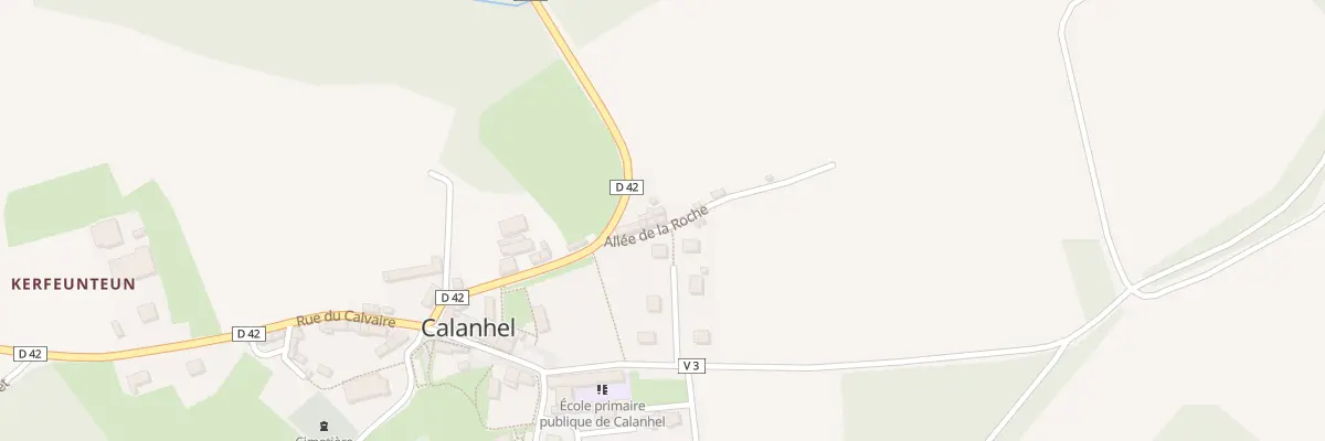 Plan du 19 Allée de la Roche à Calanhel