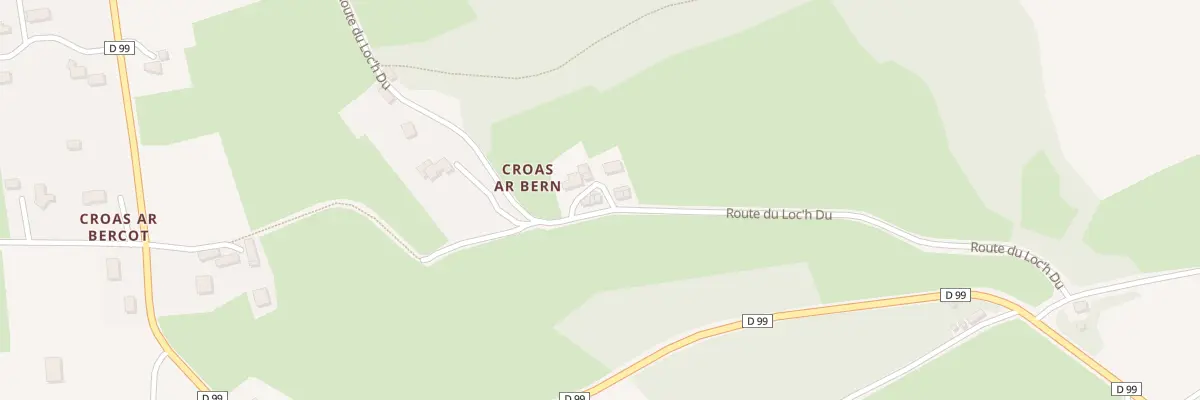 Plan du 5143 Croas an Bern à Plusquellec