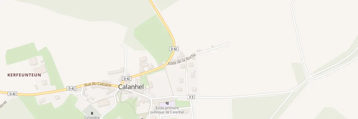 Plan du 15 Allée de la Roche à Calanhel