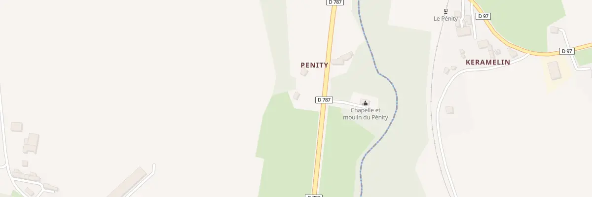 Plan du 4 Penity à Carnoët