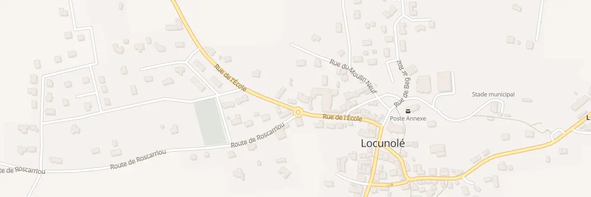 Plan du 18 Rue de L’école à Locunolé
