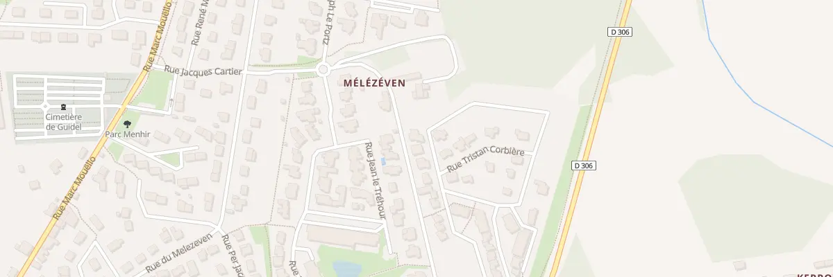 Plan du 19 Rue Henri Quéffelec à Guidel