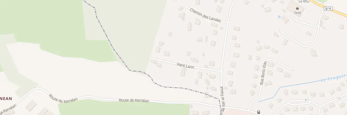 Plan du 4 Rue Hent Lan à Lannion