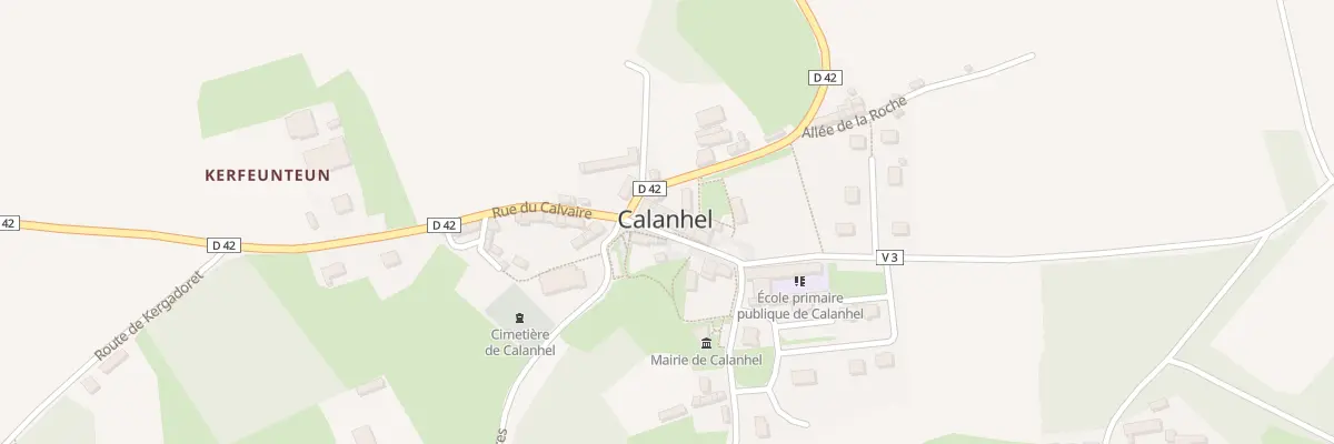 Plan du 5 Rue Jean Louis Debordes à Calanhel