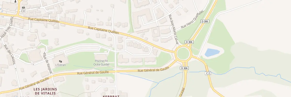 Plan du 12 Rue Marie-Madeleine Derrien à Guidel