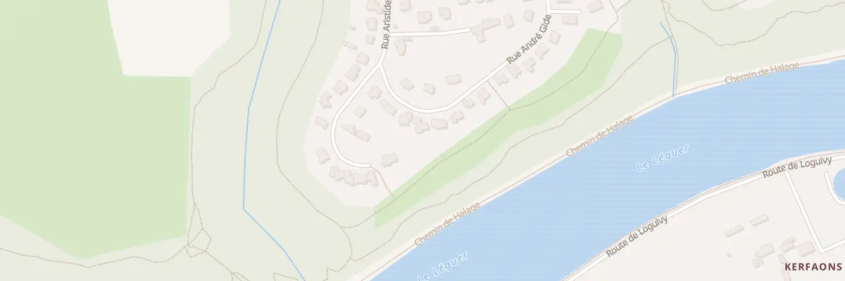 Plan du 33 Rue André Gide à Lannion