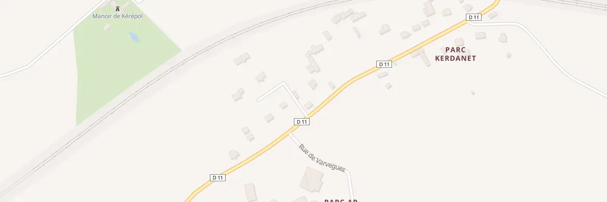 Plan du 338 Rue de Kerdanet à Plouaret