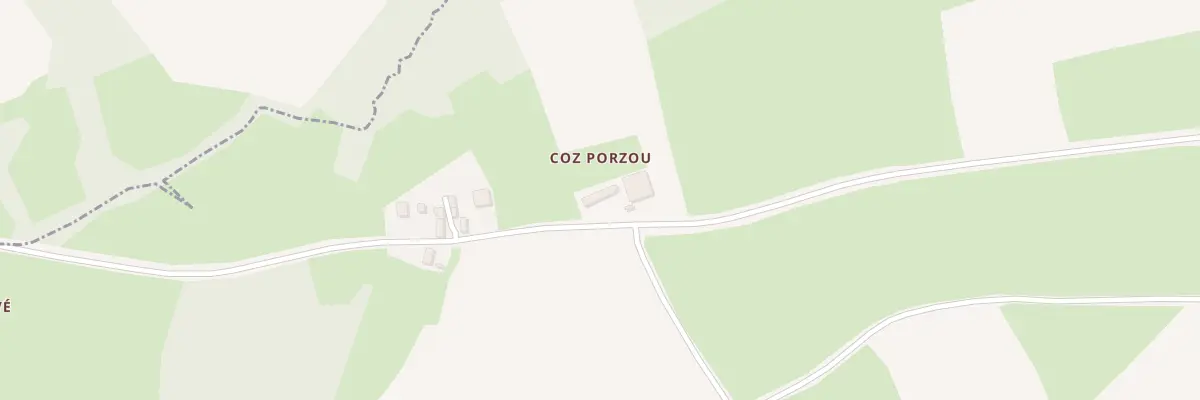 Plan du 1 Coz Porzou à La Chapelle-Neuve