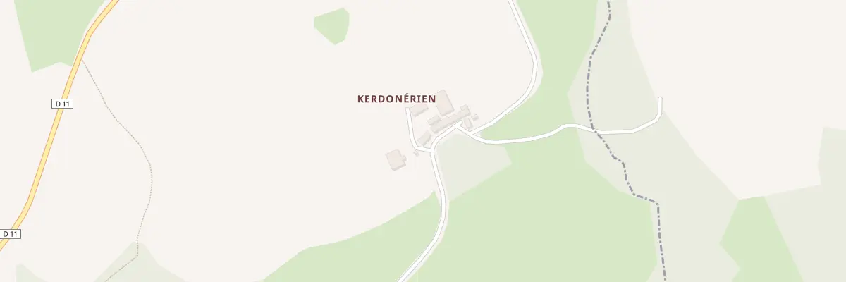 Plan du 5109 Kerdenerien à Lohuec