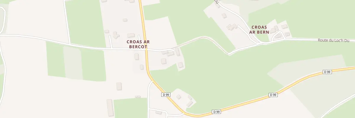 Plan du 5 Croas an Bercot à Plusquellec