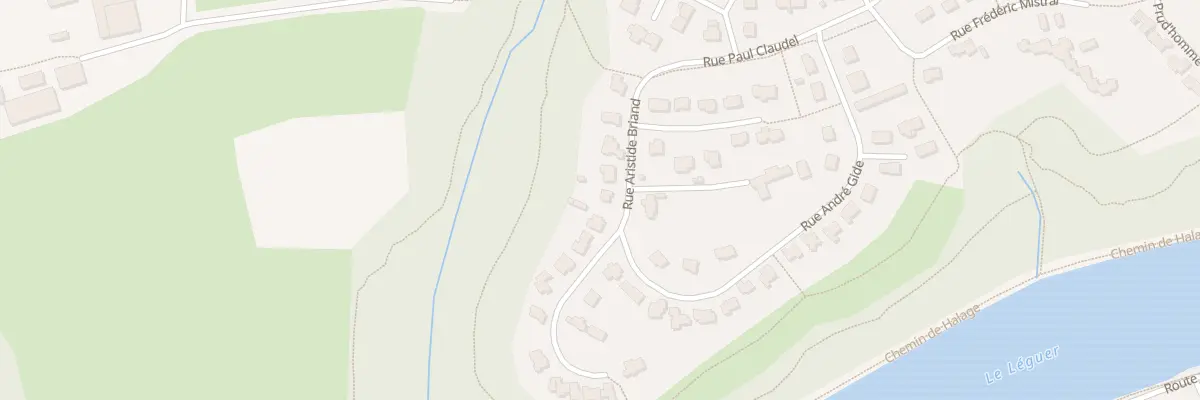 Plan du 10 Rue Aristide Briand à Lannion