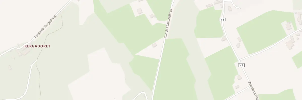Plan du 4 Rue des Lavandières à Calanhel