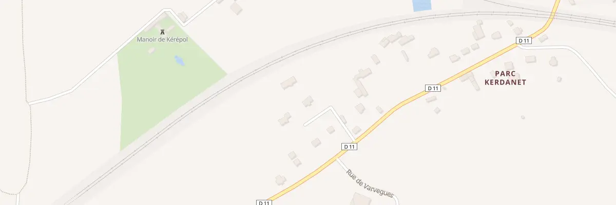 Plan du 3 Imp de Kerdanet à Plouaret