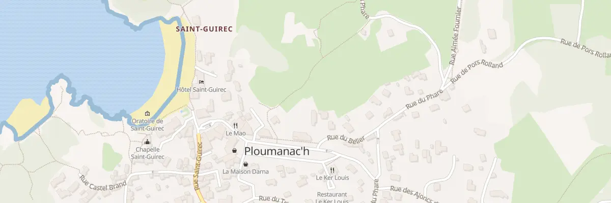 Plan du 169 Rue Saint-Guirec à Perros-Guirec