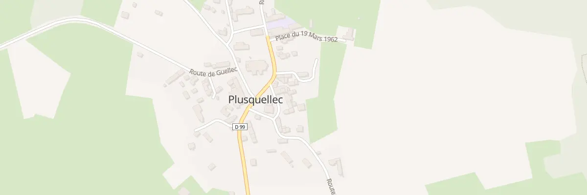 Plan du 7 Porz Ar Harz à Plusquellec