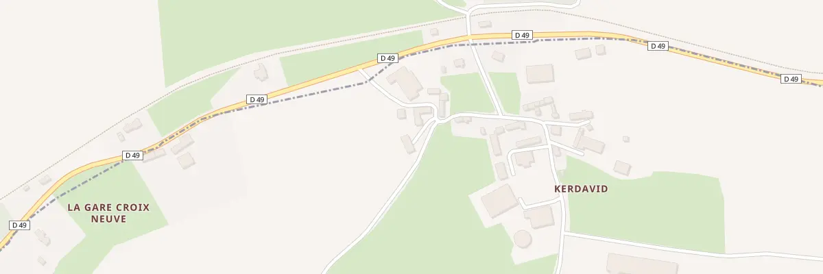 Plan du 10 Kerdavid au Moustoir