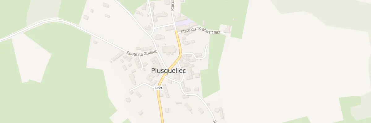 Plan du 1 Porz Ar Harz à Plusquellec
