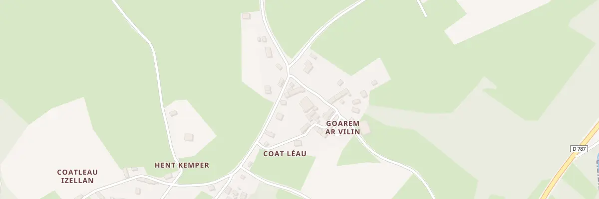 Plan du 2 Garen ar Vilin à Plusquellec