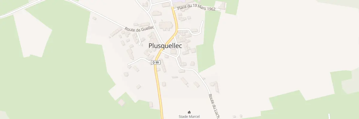 Plan du 3 Rte de Loc’H du à Plusquellec