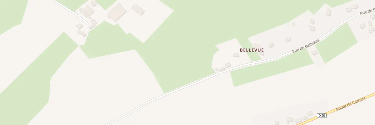 Plan du 22 Rue de Bellevue à Trébrivan