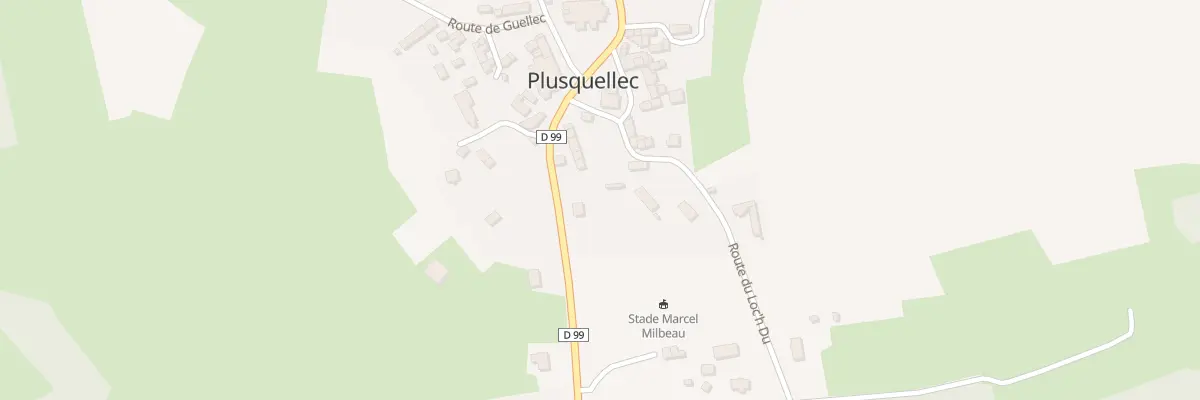 Plan du 7 Rue du Stade à Plusquellec