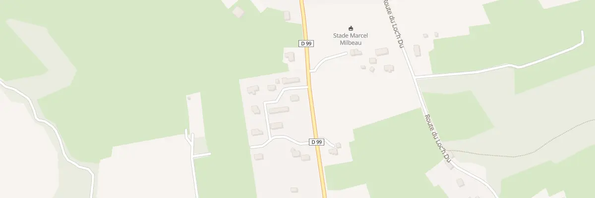 Plan du 1 Res Nevez Amzer à Plusquellec