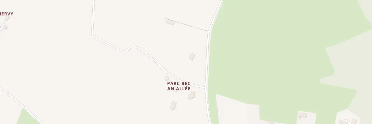 Plan du 2 Beg an Allée à Plusquellec