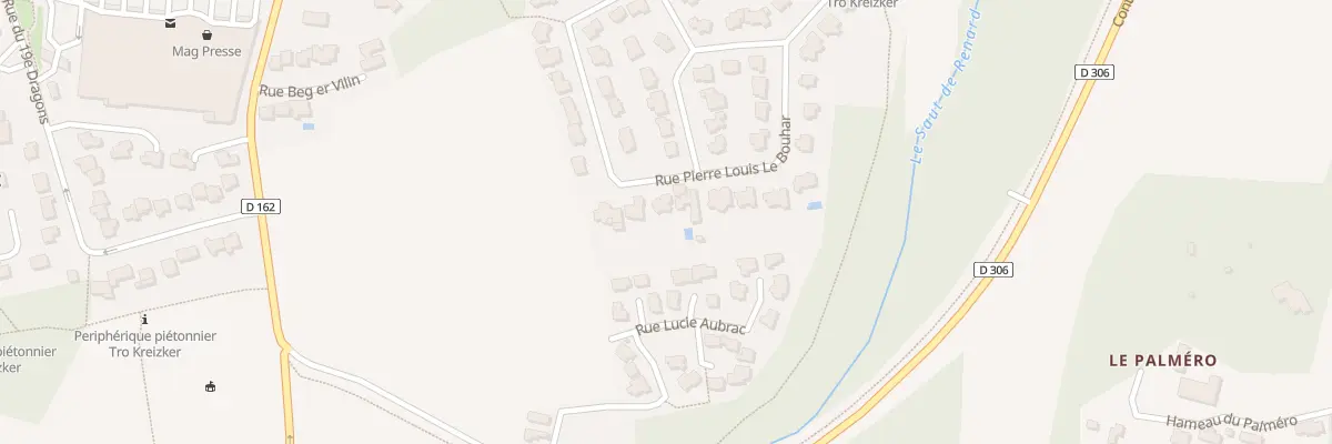 Plan du 24 Rue Pierre-Louis Le Bouhar à Guidel