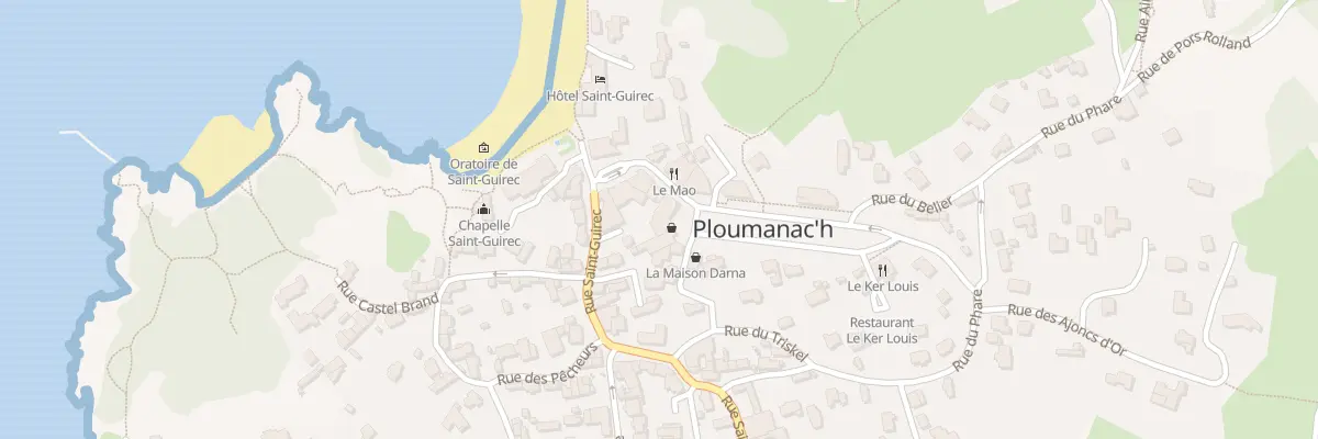 Plan du 170 Rue Saint-Guirec à Perros-Guirec