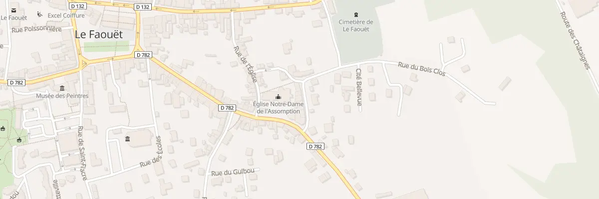 Plan du 5 Rue de la Résistance au Faouët