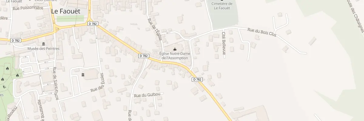 Plan du 35 Rue Poher au Faouët