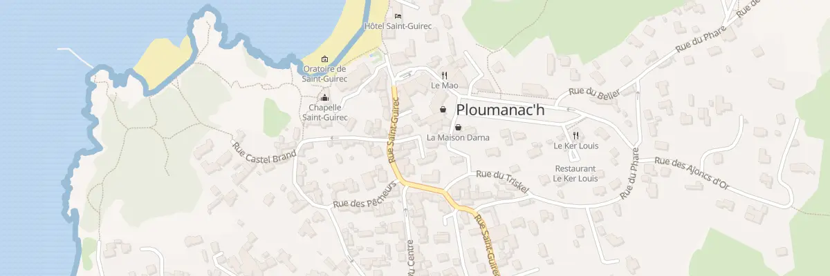 Plan du 148T Rue Saint-Guirec à Perros-Guirec
