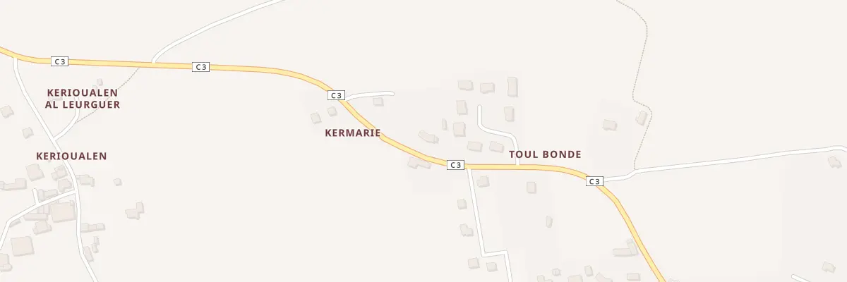 Plan du 5346 Kermarie à Locunolé