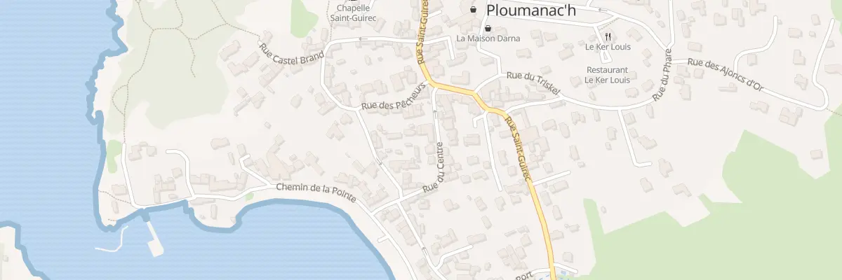 Plan du 16B Rue du Centre à Perros-Guirec