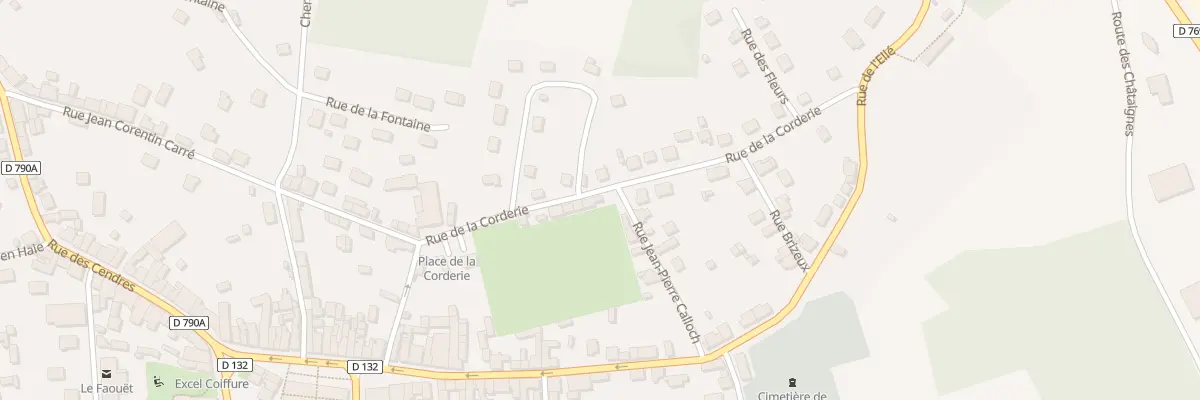 Plan du 10 Rue de la Corderie au Faouët