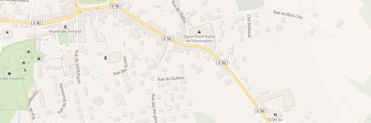Plan du 44 Rue Poher au Faouët