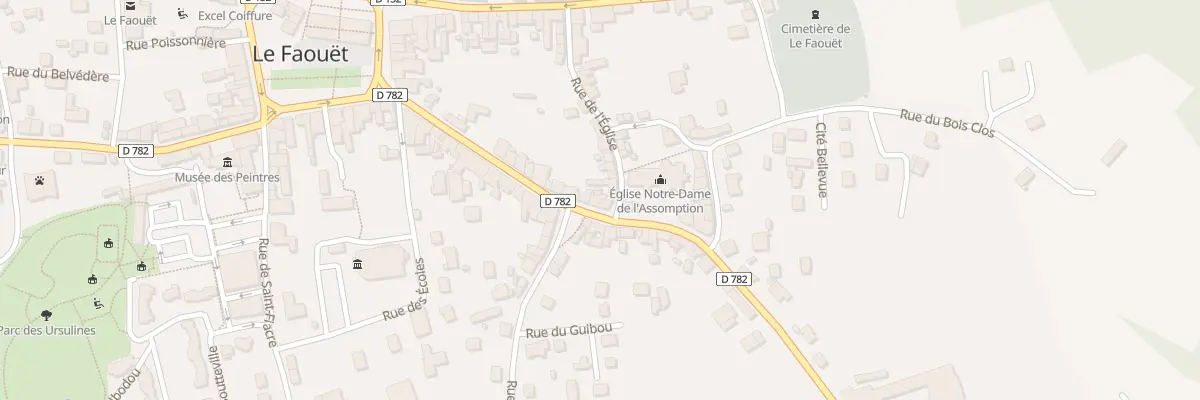 Plan du 29 Rue Poher au Faouët