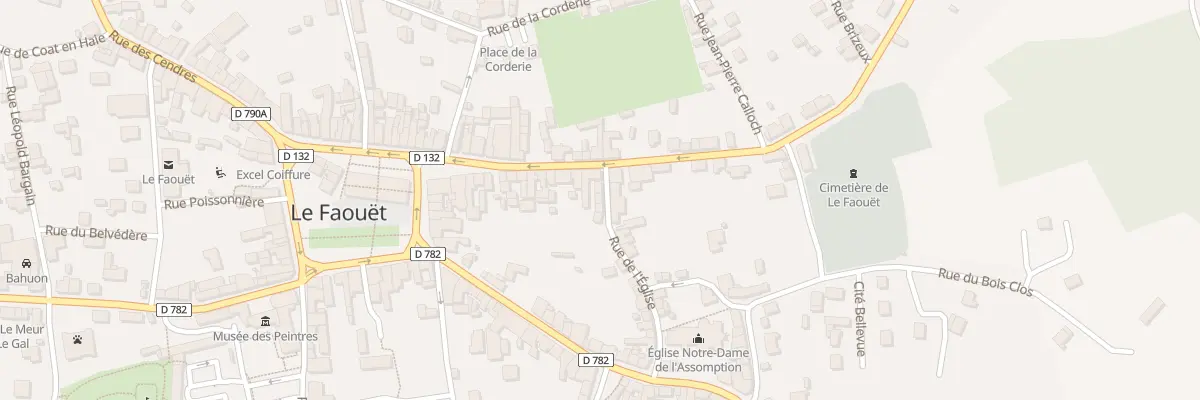 Plan du 27 Rue de l’Eglise au Faouët