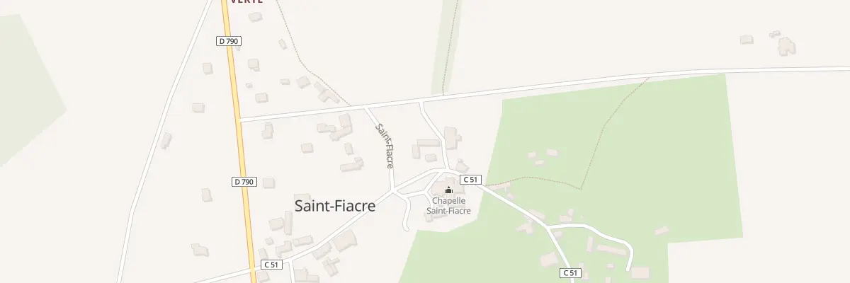Plan du 5424A Saint Fiacre au Faouët