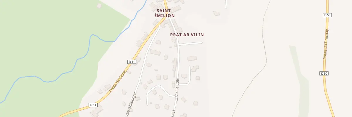 Plan du 14 Vieille Cote à Loguivy-Plougras